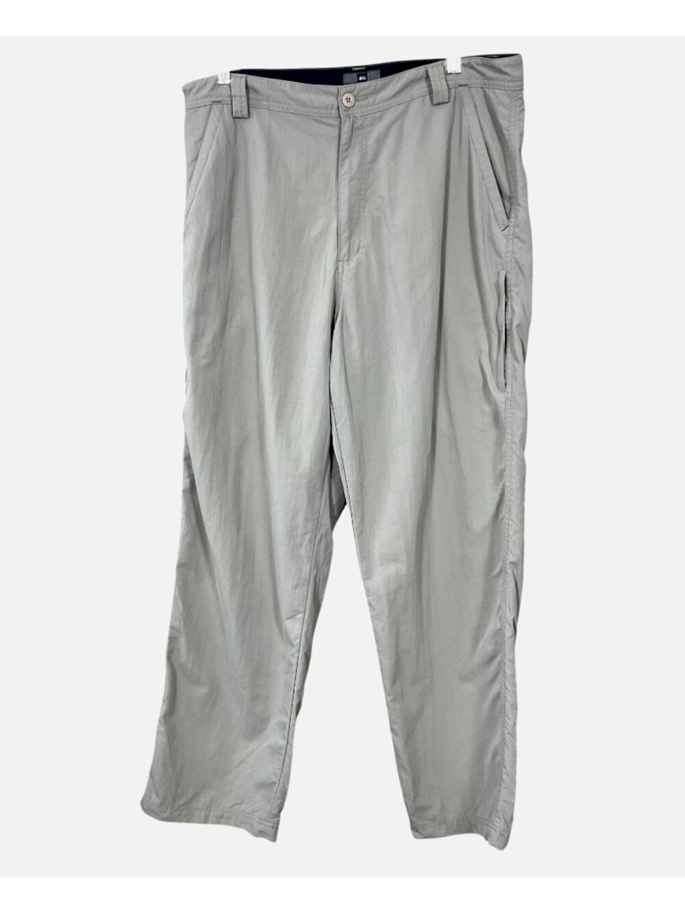 REI Co-op Hiking Trail Khaki Pants UPF 50 Multiple Pockets Belt Loops 36 x 30